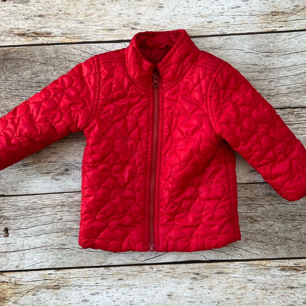 Old Navy Kids Red Puffer Jacket
